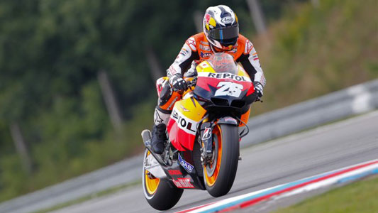 Brno - Qualifica<br>Prima pole 2011 per Pedrosa