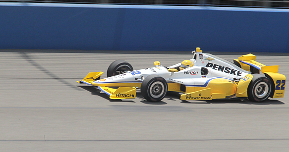 Fontana, qualifiche<br />Prima pole su ovale per Pagenaud<br />