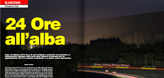 Anteprima 24 Ore di Spa
