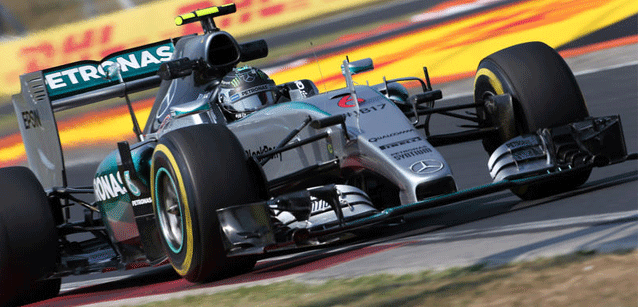 Hamilton, mai un inizio cos&igrave; forte<br />Rosberg lotta con il sottosterzo