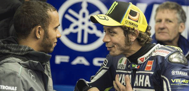 Hamilton prover&agrave; la<br />Yamaha M1 di Rossi?