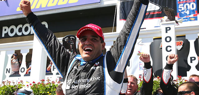 Verso Pocono - Montoya, attacco<br />e difesa sul "tricky triangle"