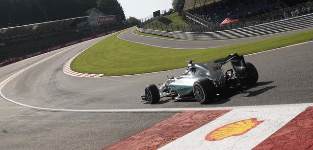 Spa - Libere 2<br />Rosberg brivido, ma si conferma leader