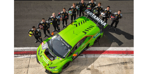 In pista i piloti dello<br />Young Driver Program Lamborghini