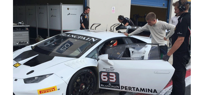 Test con Lamborghini per Basz