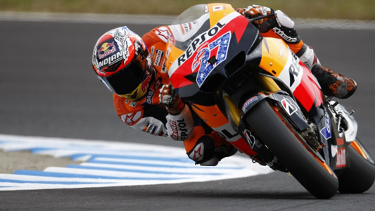 Motegi, qualifica: Stoner sempre solo Stoner 