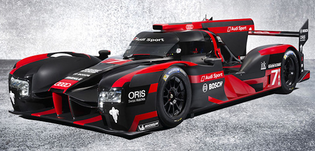 Audi presenta la R18 2016<br />Da 6MJ e con batterie al litio