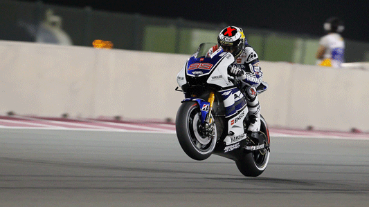 Losail - Qualifica<br>Lorenzo batte Stoner, Hayden salva la Ducati