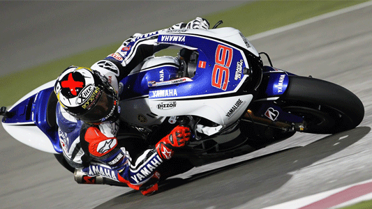 Losail - Gara<br>Lorenzo beffa Stoner, Dovizioso quinto