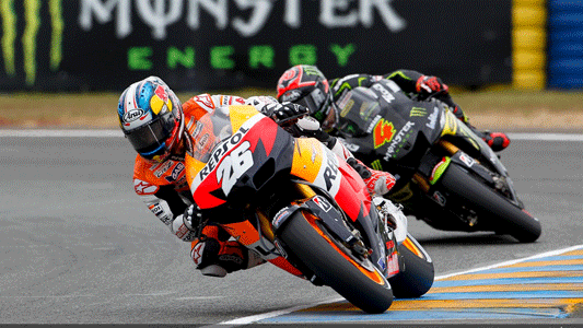 Le Mans - Qualifica<br>Pedrosa in pole, Dovizioso terzo