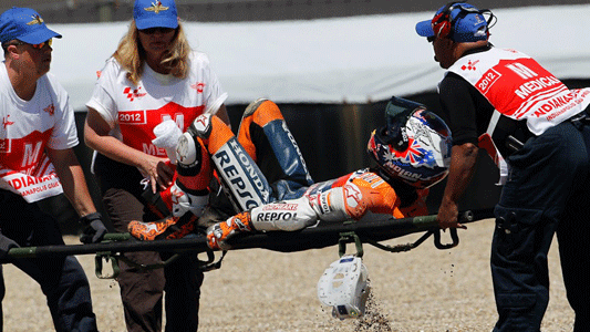 Indianapolis - Hayden, niente gara<br>Incerta la presenza di Stoner