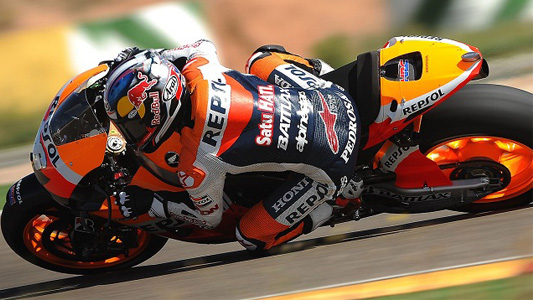 Aragon - Gara<br>Pedrosa vince e riavvicina Lorenzo 