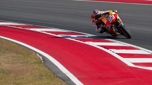 Test ad Austin - 2. giorno<br>Marquez continua a spingere 