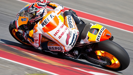 Test ad Austin - 3. giorno<br>Marquez scatenato 
