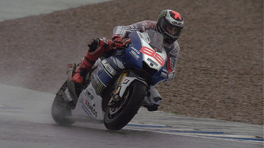 Test a Jerez - 1. giorno<br>Lorenzo "nuota" meglio