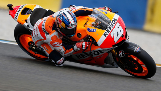 Le Mans - Gara<br>Per Pedrosa è acqua benedetta 