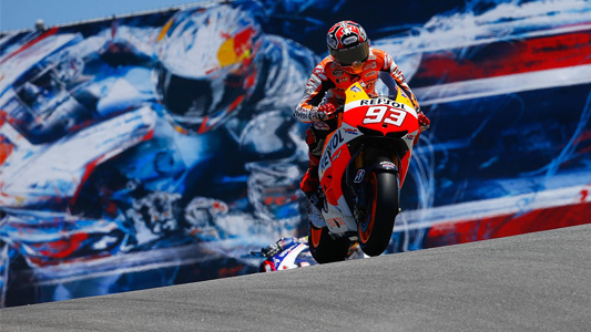 Laguna Seca - Gara<br>Marquez non si ferma più 