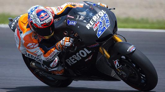 Stoner conclude il lavoro<br>Yamaha in pista a Brno