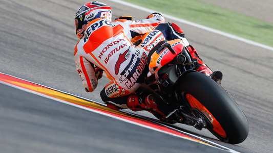 Aragon - Qualifica<br>Marquez per 10 millesimi 