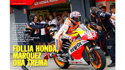 È online il Magazine n.246<br>Follia Honda, Marquez ora trema 