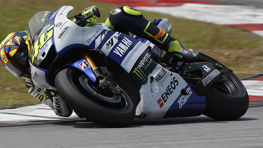 Test a Sepang – 3° giorno <br>Tra Rossi e Pedrosa finisce in parità