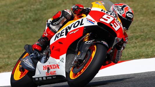 Montmelò - Gara<br>Marquez da urlo, Rossi strepitoso
