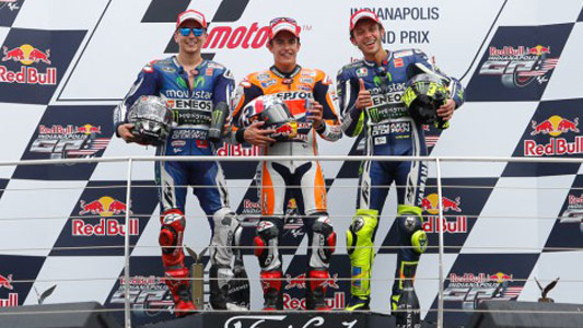 Indianapolis - Gara<br>Dieci su dieci per Marquez