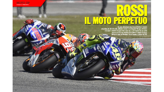 È online il Magazine n.286<br>Rossi il moto perpetuo