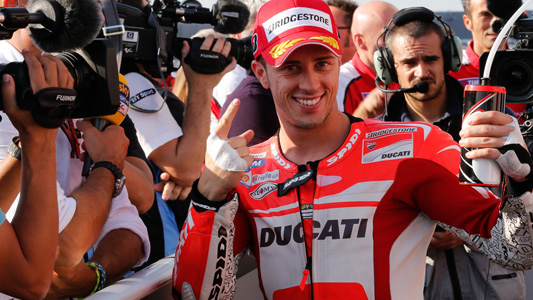 Motegi, qualifica<br>Dovizioso e Rossi beffano le Honda
