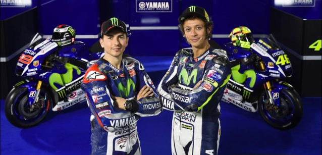 Presentata la Yamaha di Rossi e Lorenzo