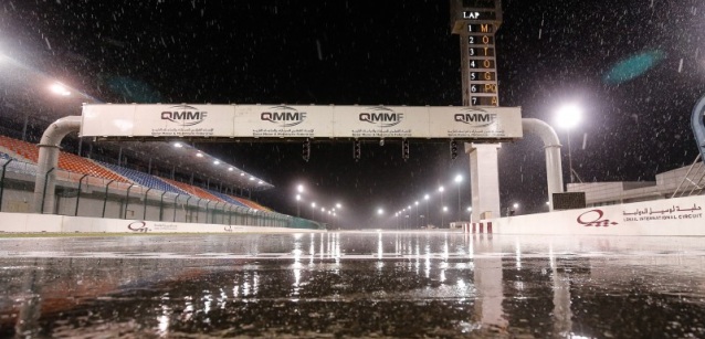 Losail - 3° giorno<br />La pioggia ferma i test<br />