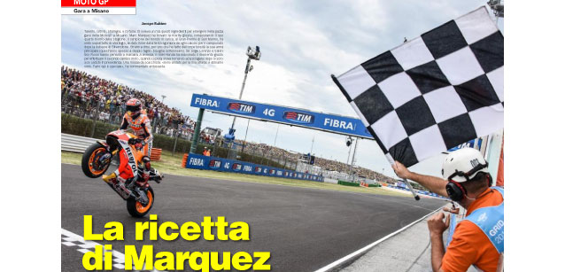 È online il Magazine n.331<br />La ricetta di Marquez