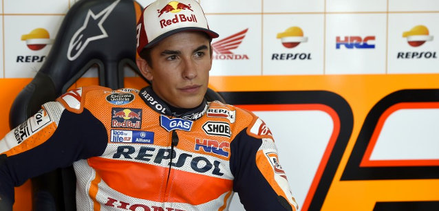 Infortunio alla mano sinistra<br />per Marc Marquez