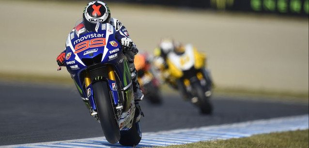 Motegi - Qualifica<br />Lorenzo in pole, Rossi vicino