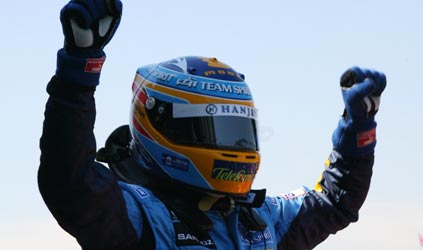 Silverstone - Gara<br>Alonso sempre più mondiale
