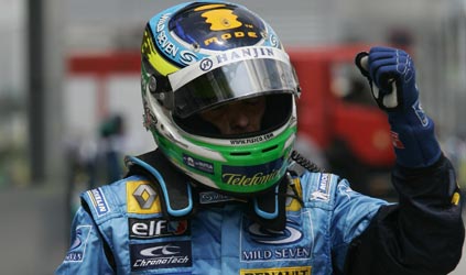 Sepang, gara<br>Dominio di Fisichella