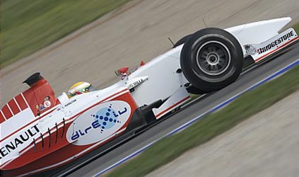 Test a Valencia, 1° giorno mattina<br>Il duo ART al comando