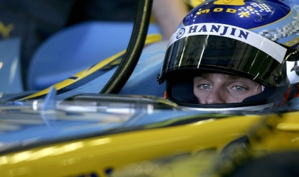 Kovalainen in Renault  nel 2007<br>Zonta e Piquet i collaudatori