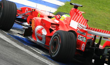 San Paolo - Qualifica<br>La Ferrari tradisce Schumacher