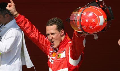 Imola, gara<br>Schumacher resiste ad Alonso