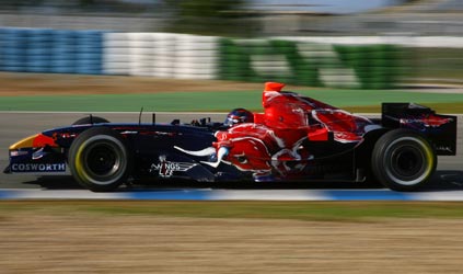 La Toro Rosso a Jerez con Bourdais<br>Sono a rischio Liuzzi e Speed?