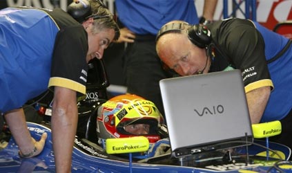 ESCLUSIVO<br>Van Lagen e Nunez i piloti Comtec